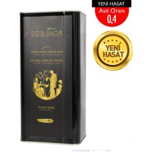 Egelinda Ayvalık Erken Hasat Soğuk Sıkım Naturel Sızma Zeytinyağı 5 Lt