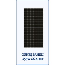 Güneş Enerjisi On Grid 30KW Trifaze Solar Paket Sistemi