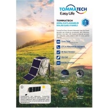 Tommatech Easy Lıfe 25WP Katlanabilir Güneş Paneli