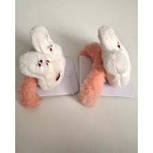 Pofuduk Peluş Tavşan Lastik Toka 2 Li
