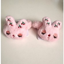 Pofuduk Peluş Tavşan Lastik Toka 2 Li