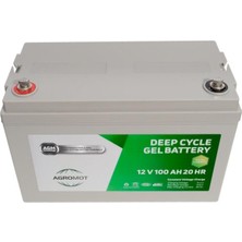 Teknovasyon Arge Agromot 12V 100AH Deep Cycle Nano Carbon Jel Akü
