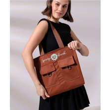 Toz Vintage Spring Break Yazılı Kol Omuz Çanta