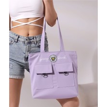 Toz Vintage Spring Break Yazılı Kol Omuz Çanta