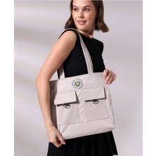 Toz Vintage Spring Break Yazılı Kol Omuz Çanta