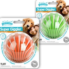 Pawise Süper Giggle Sesli Top Köpek Oyuncağı 8 cm Dpmah