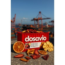 Dosavio Kurutulmuş Meyve Karışımı 250 gr – Premium Doğal Atıştırmalık, Tasarım Kutuda