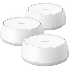 Deco BE25(3-PACK), BE3600 Mbps, 2× 2.5 Gbps Portlar, Aı Destekli Çoklu Işlem Kabiliyeti, 150 Cihaza Kadar Bağlanılabilirlik, Vpn, Wpa3, Dual-Band Wi-Fi 7 Mesh Sistemi