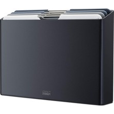 Joseph 60184 Folio Set Renkli Işaretlenmiş Kesme Tahtası Saklama Kabı Ile, Grafit, Plastik, 4 Parçalı, Büyük, L