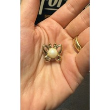 Terlik Süsü/inci Detaylı Kelebek