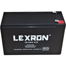 Lexron 12V 9AH Kuru Tip Akü