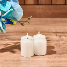 4'lü Bar Fener Mumu - Sedef- 3,8x5 cm