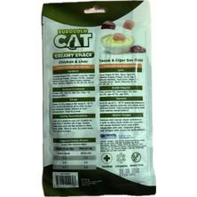 Cat Creamy Snack Chıcken&lıver Tavuklu ve Karaciğerli Kedi Ödül Maması 5X15GR