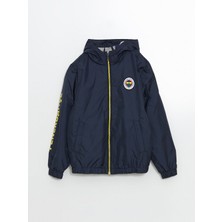 Lc Waikiki Yeni Sezon Kapusonlu Fenerbahce Baskili Erkek Cocuk Yagmurluk - S58659Z4