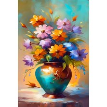 Aden Dekoratif Çiçek Kanvas Tablo