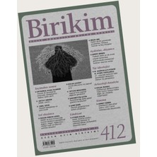 Birikim Aylık Sosyalist Kültür Dergisi Sayı: 412 Ağustos 2023