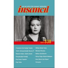 Insancıl Aylık Kültür Sanat Dergisi Sayı: 338 Eylül 2018