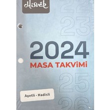 Masa Takvimi 2024 (Ayetli - Hadisli)