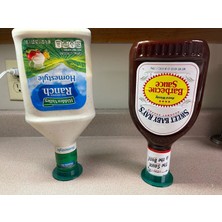 BYR Çiftlik ve Barbekü Şişesi Baş Aşağı Tutucu (Plastik Aparattır)