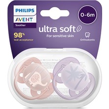 Ultra Soft Emzik 0-6 Ay, 2'li Paket, Kız
