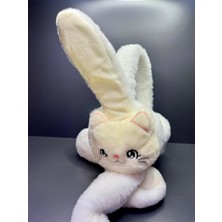 Yüksek Kalite Peluş Hareketli Oynar Kulaklı Tavşan Çocuk Kulaklık