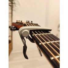Gitar Kaposu, Guitar Capo, Akustik Gitar, Elektro Gitar, Ukulele Kaposu, Saz(Bağlama) Kapo, Gri Capo