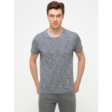 Cacharel Erkek Lacivert Bisiklet Yaka T-Shirt 50202501-VR033