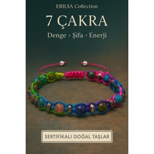 Sertifikalı 7 Çakra Doğal Taş Bileklik – Denge, Şifa ve Enerji Uyumu