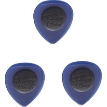 Alice Damla Pena 3'lü Set 1mm(Elektro, Akustik, Klasik, Bas, Caz Gitar Penası) 3 Adet Mavi Pena