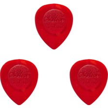 Alice Damla Pena 3'lü Set 1mm(Elektro, Akustik, Klasik, Bas, Caz Gitar Penası) 3 Adet Kırmızı Pena
