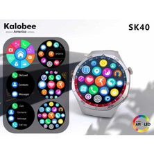 Kalobee SK40 49MM/AMOLED Ekran/3 Kordonlu / Ultra Kaliteli