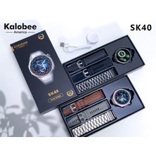 Kalobee SK40 49MM/AMOLED Ekran/3 Kordonlu / Ultra Kaliteli