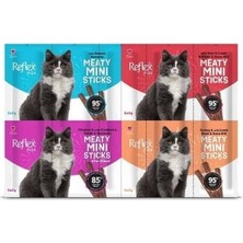 Reflex Plus Mini Mix Karışık Lezzetler Stick Kedi Ödül Maması 40 gr