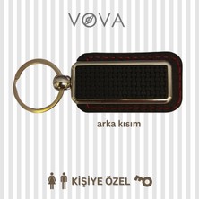 Isim Yazılı Deri & Metal Anahtarlık – Kişiye Özel Hediyelik