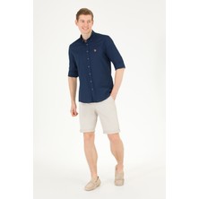 U.S. Polo Assn. Erkek Lacivert Gömlek Basic 50263099-VR033