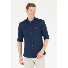 U.S. Polo Assn. Erkek Lacivert Gömlek Basic 50263099-VR033