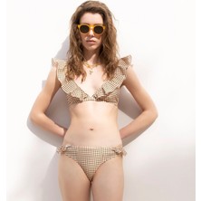 Fırfır Detaylı Bikini Alt