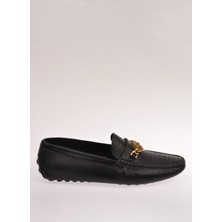 Roberto Cavalli Deri Siyah Erkek Günlük Ayakkabı 27748