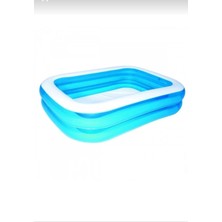 Serenity Haven Jumbo Dikdörtgen Mavi Aile Havuzu 2.01#1.50#51