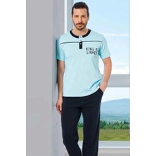 Hmd Erkek  Kısa Kollu Pijama Takmı 30026