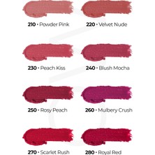 Yoğun Renk ve Nemlendirme Sağlayan Peptide Içerikli Ruj Profesyonel Makyaj Için Lipstick Pro - 210 Powder Pink