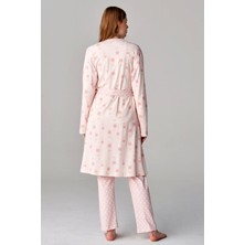 Feyza 4677 3'lü Lohusa Pijama Takımı