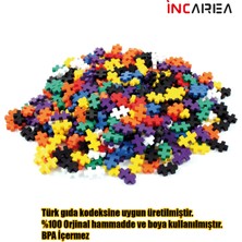 Incarea Wizard Block / Blockland 400 Parça Pixel Yaratıcı Tasarım Yapı Inşaa Seti Eğitici Oyuncak Minecraft