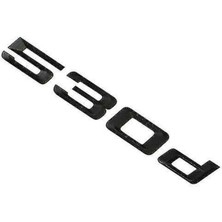 Bmw Uyumlu 530D Piano Black Bagaj Yazısı