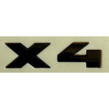 X4 Siyah Bagaj Yazısı 3A 3D 3ABS