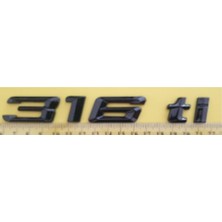 316 Ti Siyah Bagaj Yazısı 3A 3D 3ABS