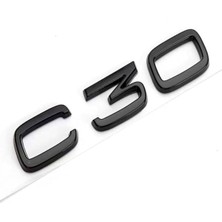 Volvo Uyumlu C30 Piano Black Bagaj Yazısı A++ Kalite Ithal Ürün