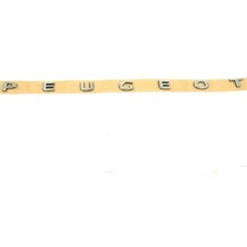 Peugeot Uyumlu Yeni Nesil Bagaj Yazısı