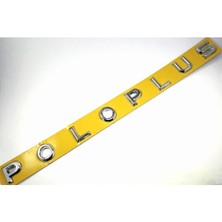 Volkswagen Uyumlu Poloplus Bagaj Yazısı Yeni Model 330MM-22MM