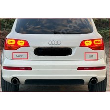 Audi Q7 ve 4.2 ve Quatroo Krom Bagaj Yazısı Seti 3'lü Paket